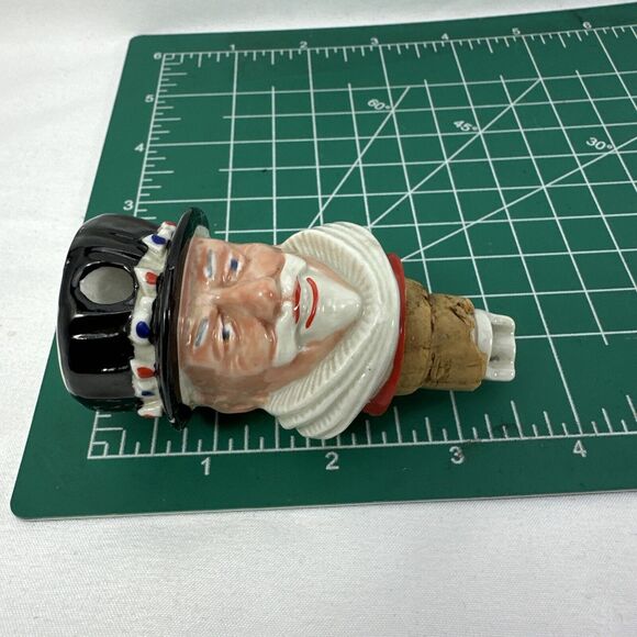 Wade Reglor Scotch Whiskey Bottle Stopper‎ Ceramic Figural Decanter Cork - Picture 6 of 9